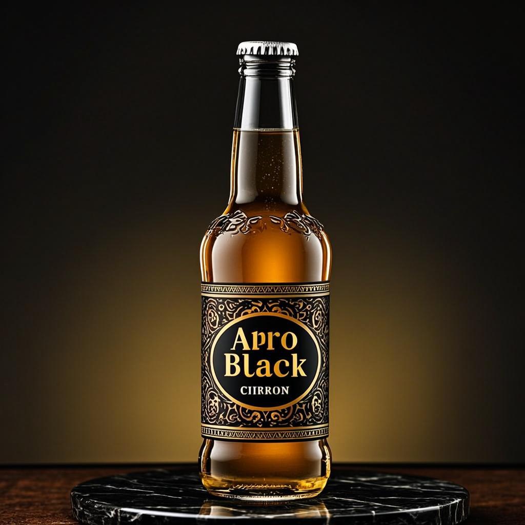 Afro Black Gazeuse Citron